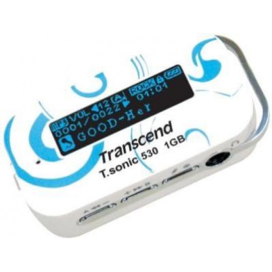 1Gb Transcend T.Sonic 530 MP3 Player w/FM Radio Image