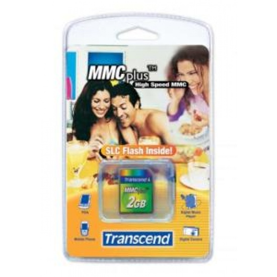 2GB Transcend MMC Plus MultiMedia Card