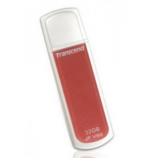 32GB Transcend JetFlash V60 Value Range USB Drive (Burgundy) Image