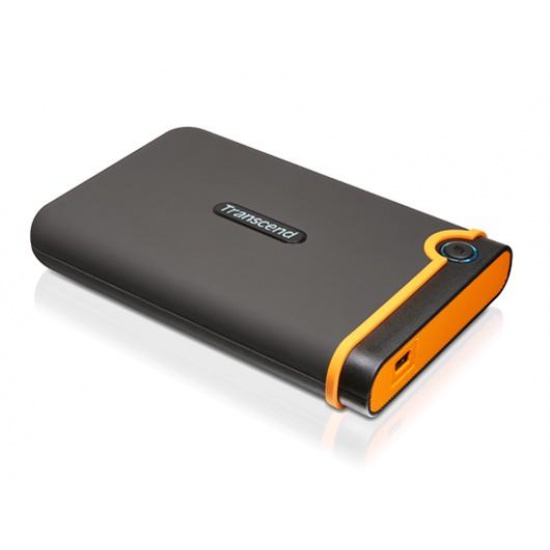 500GB Transcend StoreJet 25M2 Mobile External 2.5-inch Hard Drive Shock-Resistant USB2.0 Image