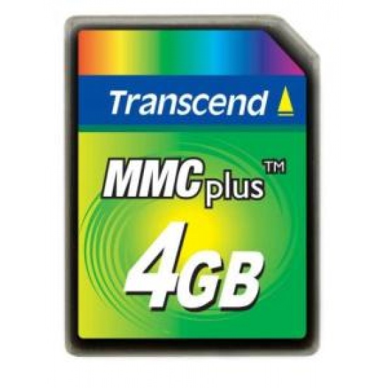 4GB Transcend MMC Plus MultiMedia Card Image