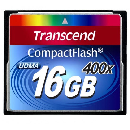 16GB Transcend Premium 400x CompactFlash Memory Card Image