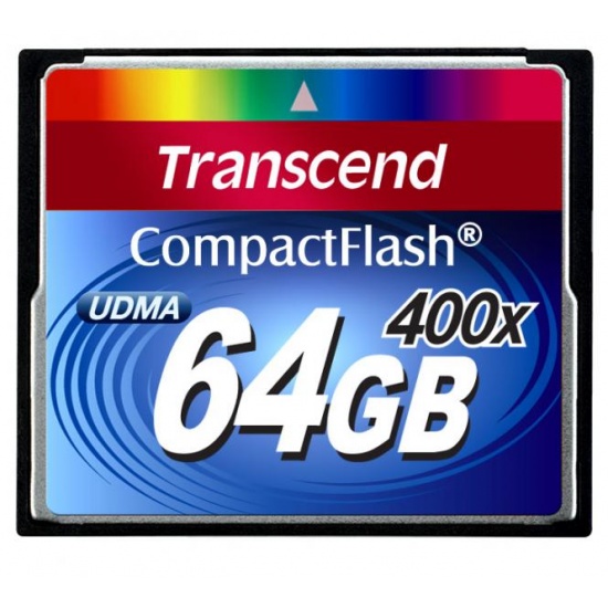 64GB Transcend Premium 400x CompactFlash Memory Card Image