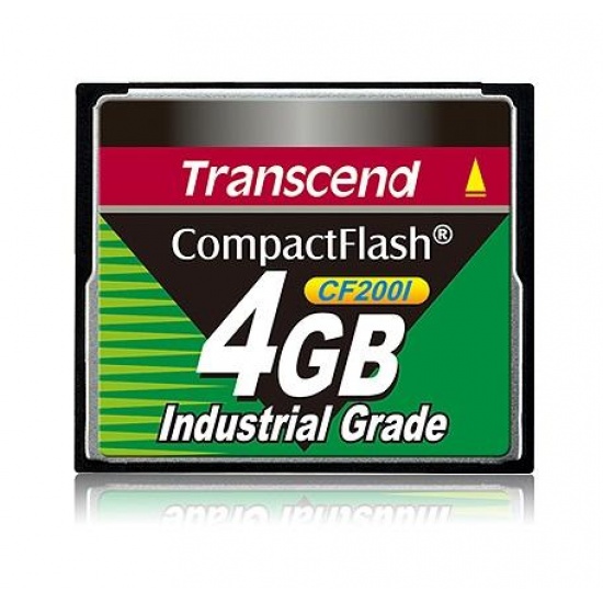 4GB Transcend Industrial Grade CF200I 200X CompactFlash (SLC) Image