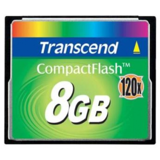 8Gb Transcend 120x CompactFlash Card Image