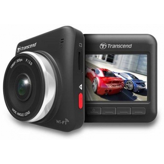 Transcend 16GB DrivePro 200 Car Video Recorder Dash Cam with Built-In Wi-Fi Image