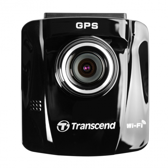 Transcend 16GB DrivePro 220 Car Video Recorder Dash Cam with Built-In Wi-Fi and free 16GB microSDHC card and suction mount Image