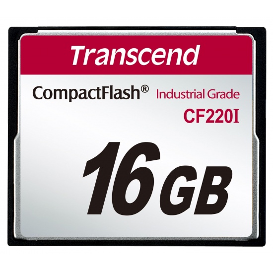 16GB Transcend Industrial Temperature Range CF220I 220X Ultra CompactFlash (SLC) Image