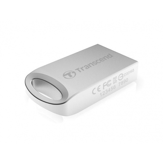 8GB Transcend Jetflash 510S Luxury USB Flash Drive - Silver Edition Image