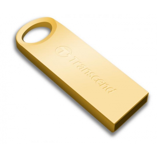 32GB Transcend JetFlash 520G Gold Plated USB Flash Drive Image