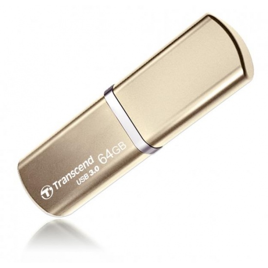 64GB Transcend JetFlash 820G USB3.0 High-Speed Metallic Golden Flash Drive Image