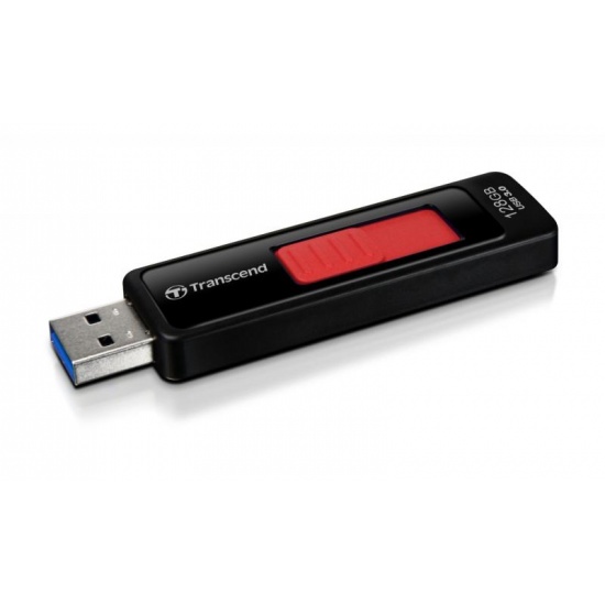 128GB Transcend JetFlash 760 Super Speed USB3.0 Flash Drive (Black/Red) Image