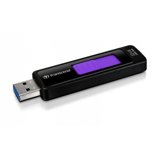 32GB Transcend JetFlash 760 Super Speed USB3.0 Flash Drive (Black/Purple)