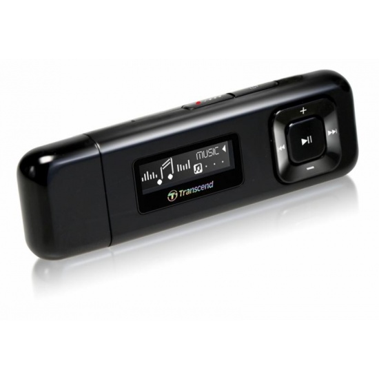 8GB Transcend Digital Music Player and FM Radio MP330 (Black)
