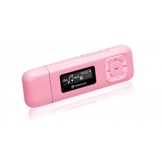 8GB Transcend Digital Music Player and FM Radio MP330 (Pink) Image