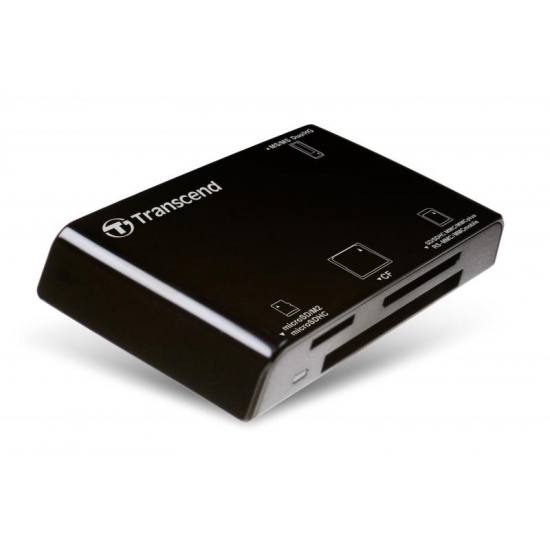 All-in-1 Transcend Multi Card Reader USB2.0 RDP8 Black Image