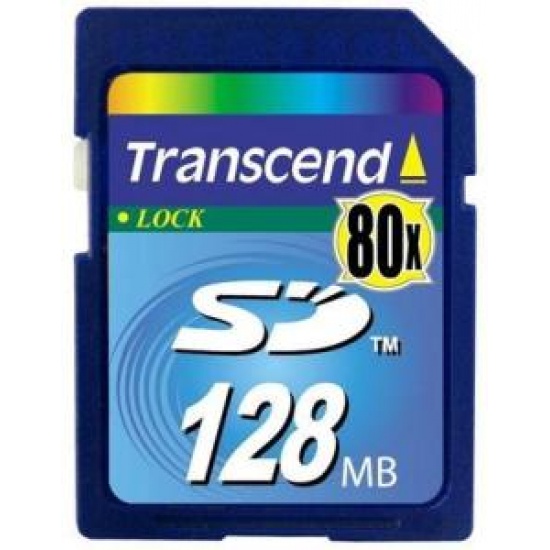 128Mb Transcend Secure Digital 80x Speed Image
