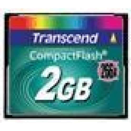 2GB Transcend 266x CompactFlash Memory Card Image