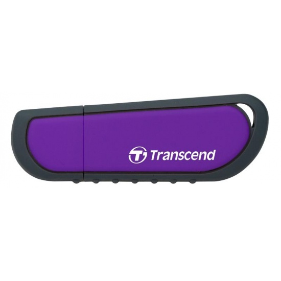 4GB Transcend JetFlash V70 Rugged USB Drive (violet/gray) Image