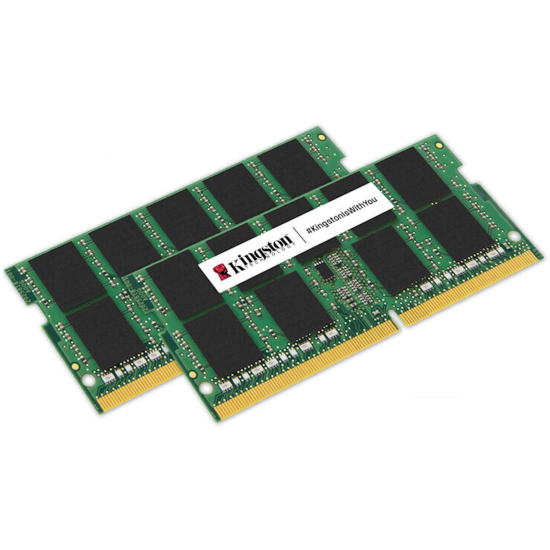 32GB Kingston Technology ValueRAM 5600MHz DDR5 SODIMM CL46 Dual Memory Kit (2x32GB) Image