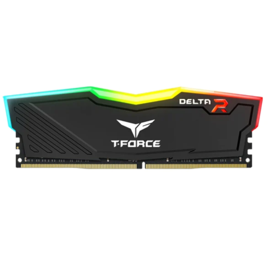 64GB Team Group Delta RGB DDR4 3600MHz Dual Memory Kit (2 x 32GB) - Black Image