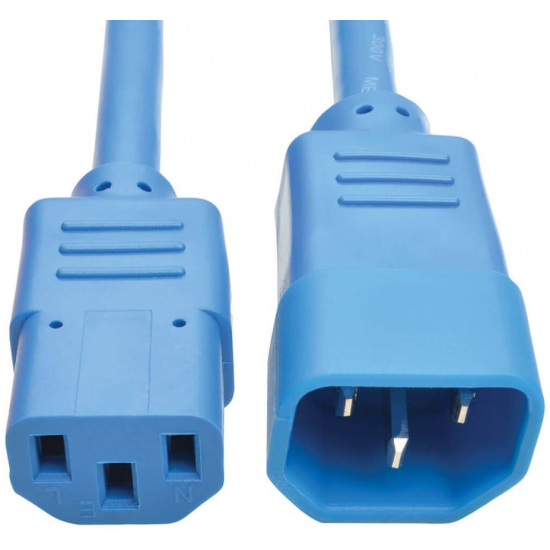 6FT Tripp Lite C13 Female to C14 Male PDU Power Cord - Blue Image