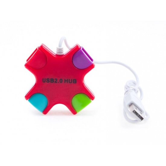 4-port USB Hub - Red Star Design - USB2.0 Image