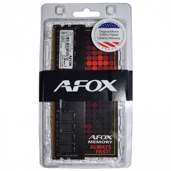 16GB AFOX 2400MHz 1.2V CL17 DDR4 Desktop Memory Module (1 x 16GB) Image