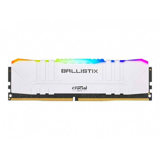8GB Crucial Ballistix RGB 3600MHz PC4-28800 CL16 1.35V DDR4 Memory Module - White Image