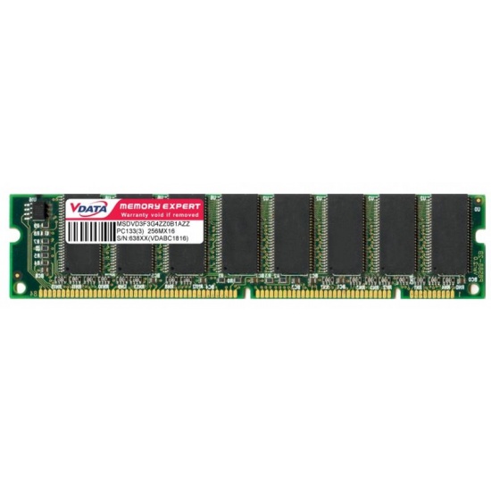 256MB AData PC100 SDRAM CL2 desktop memory module 168 pins