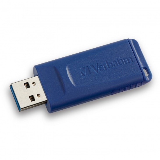4GB Verbatim USB2.0 Flash Drive - Blue Image