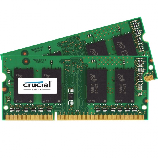 16GB Crucial DDR3 SO DIMM 1866MHz PC3-14900 CL13 1.35V Dual Memory Kit (2 x 8GB) Image