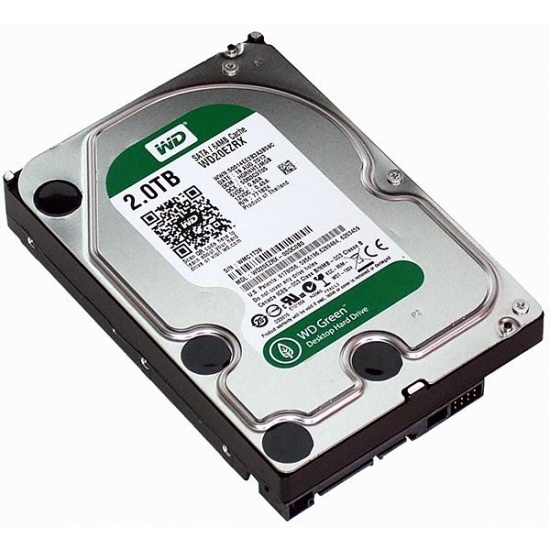 2TB Western Digital WD Green 3.5-inch SATA III Desktop Hard Drive (IntelliPower, 64MB cache) Image