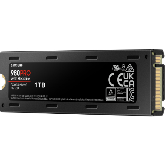 1TB Samsung 980 PRO M.2  PCI Express 4.0 V-NAND MLC NVMe Internal Solid State Drive Image