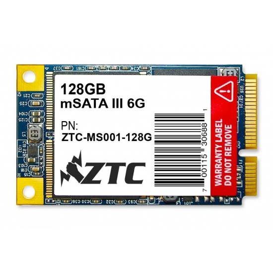128GB ZTC Bulwark V2 mSATA 6G 50mm Solid State Disk - ZTC-MS001-128G Image