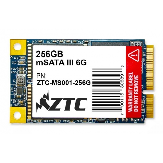 256GB ZTC Bulwark V2 mSATA 6G 50mm Solid State Disk - ZTC-MS001-256G Image