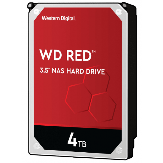 4TB Western Digital Red 3.5 Inch Serial ATA III 6GBS 5400RPM 256MB Cache Internal Hard Drive Image