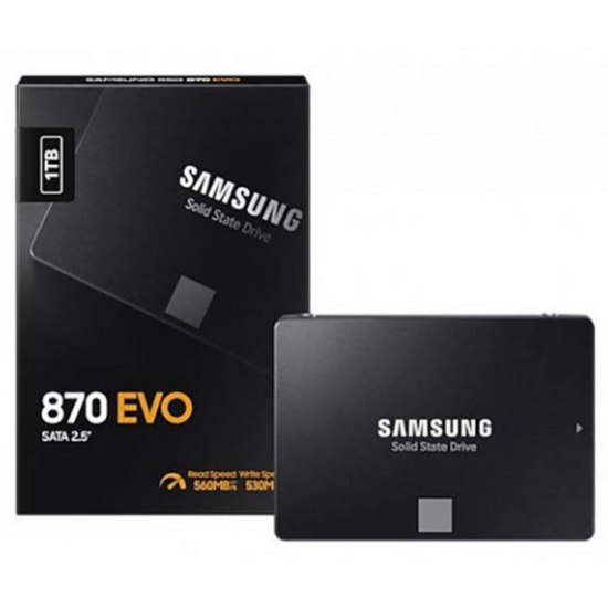 1TB Samsung 870 EVO 2.5 Inch SATA 6Gbs Internal Solid State Drive Image