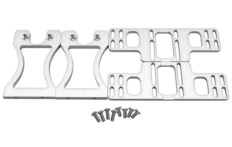 Singularity Computers Protium Vertical Mount For Pumps And Reservoirs - Silver