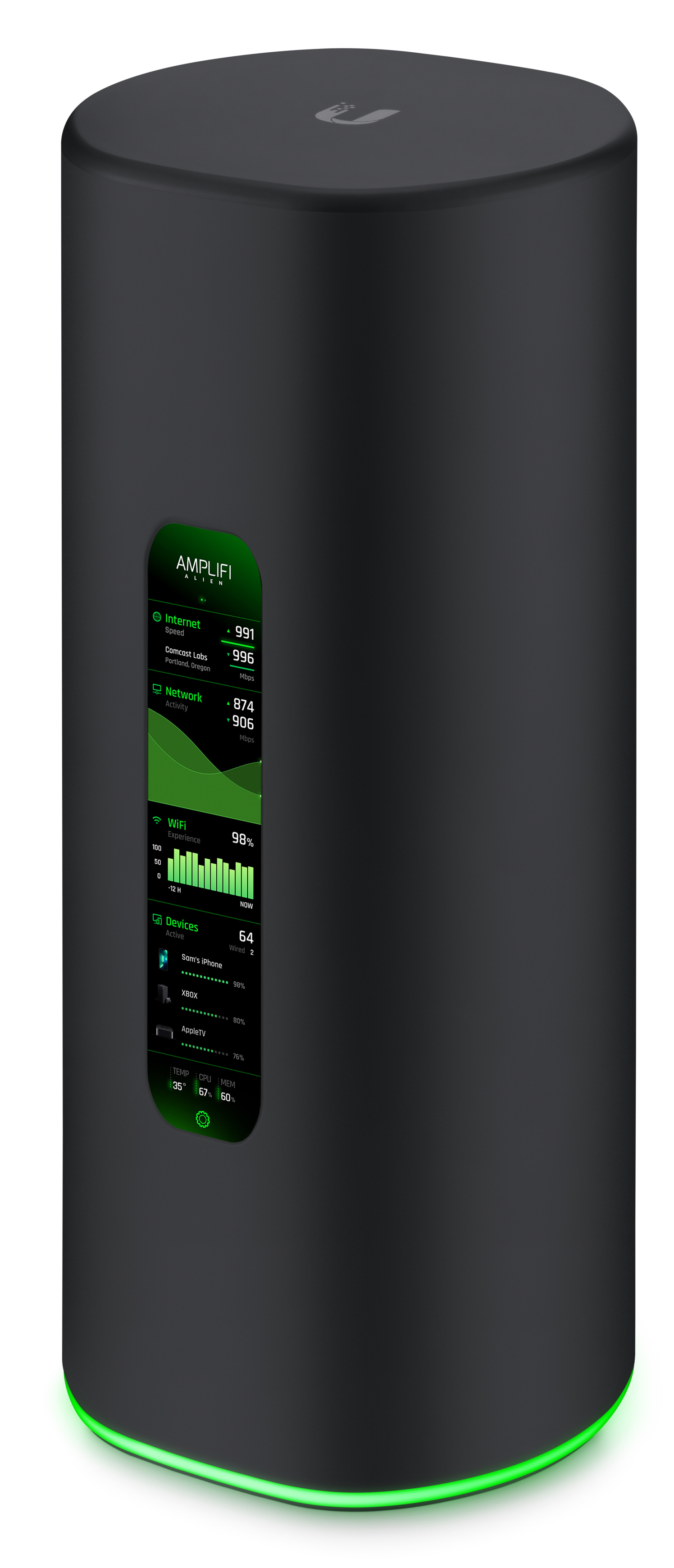 Ubiquiti AmpliFi Alien WiFi 6 Tri-Band Wireless AX Router