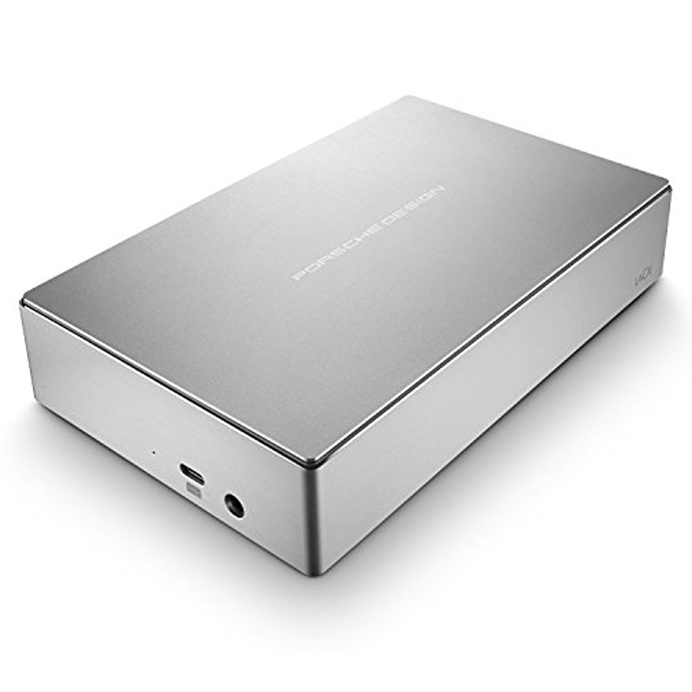 4TB Seagate LaCie Porsche Design USB3.1 External Hard Drive - Silver