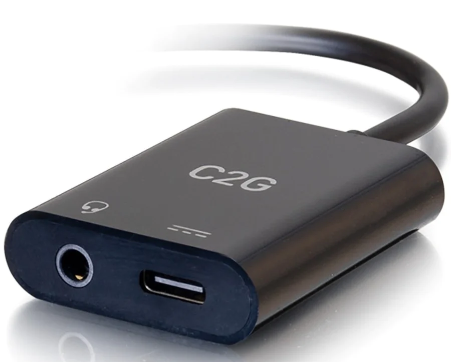 C2G USB C Male To AUX 3.5mm Female Adapter 