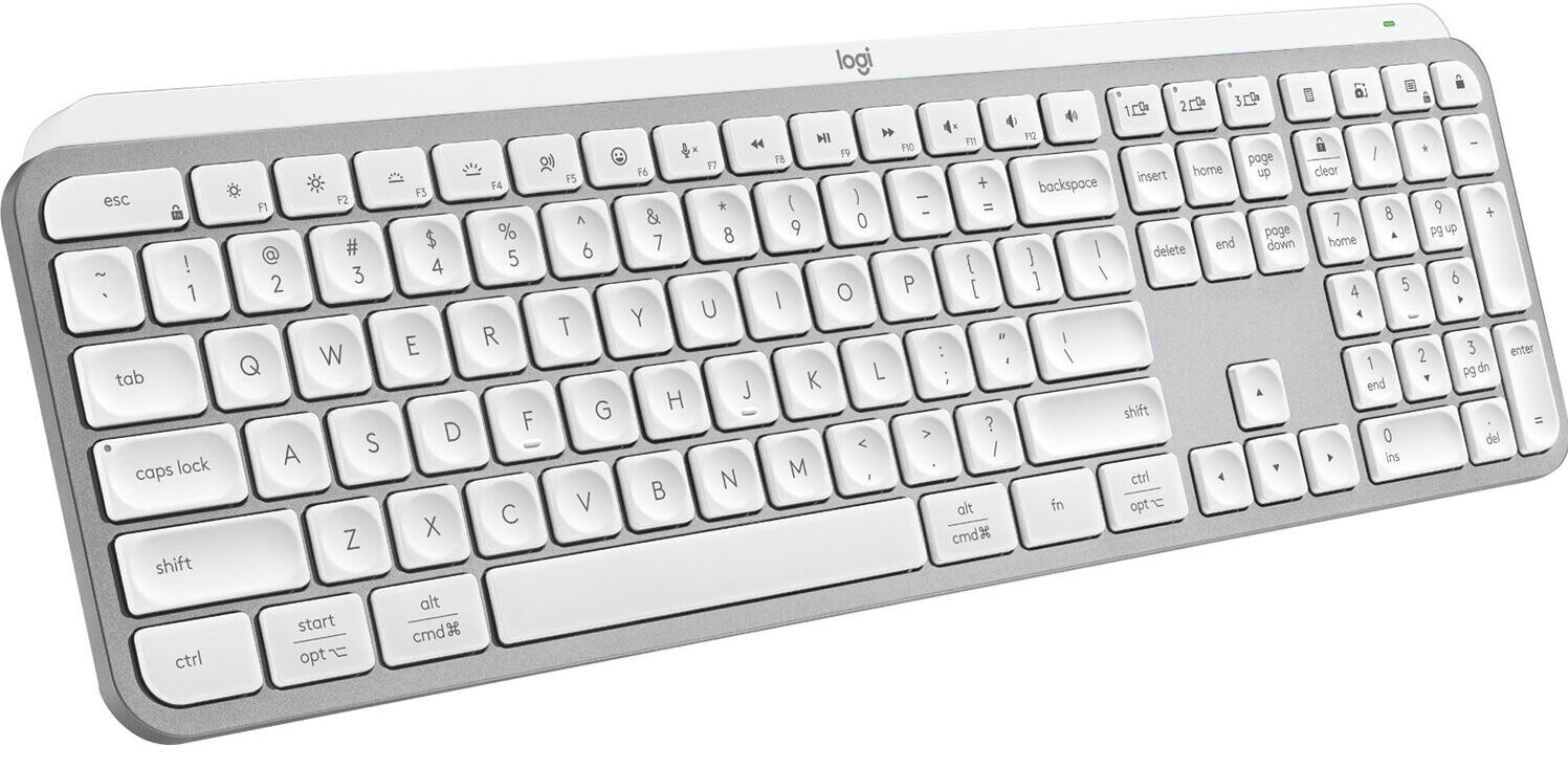 Logitech MX Keys S Keyboard - Pale Grey