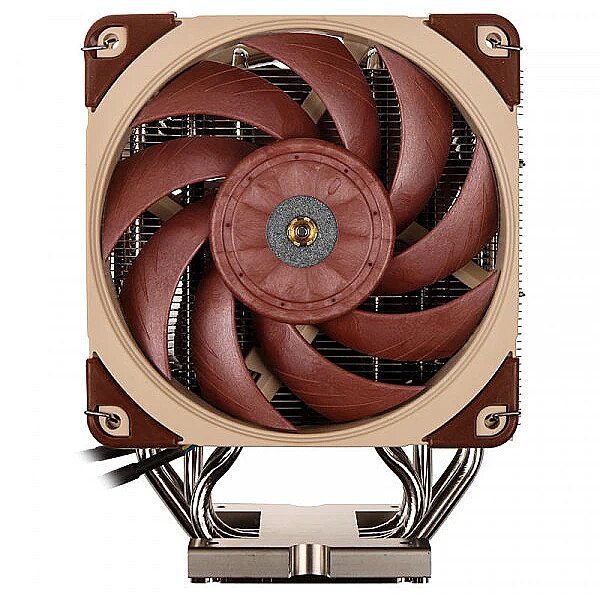 Noctua 120mm Computer Processor Cooler - Beige, Nickel, Red
