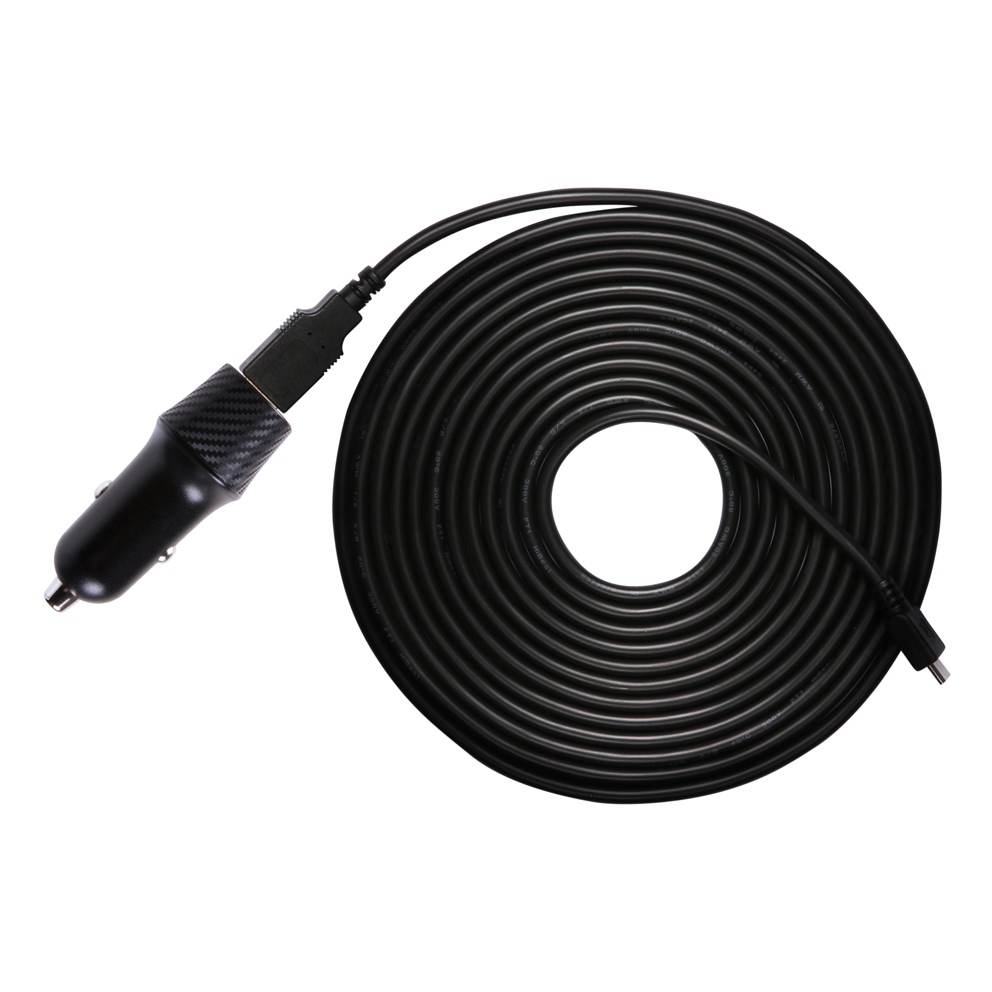 Transcend Dual USB Car Lighter Adapter and Cable Kit (TS-DPL3)