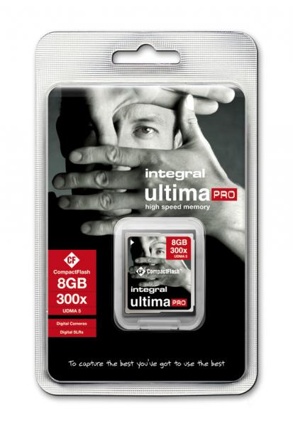 8GB Integral Ultima Pro 300X CompactFlash Memory Card UDMA 5