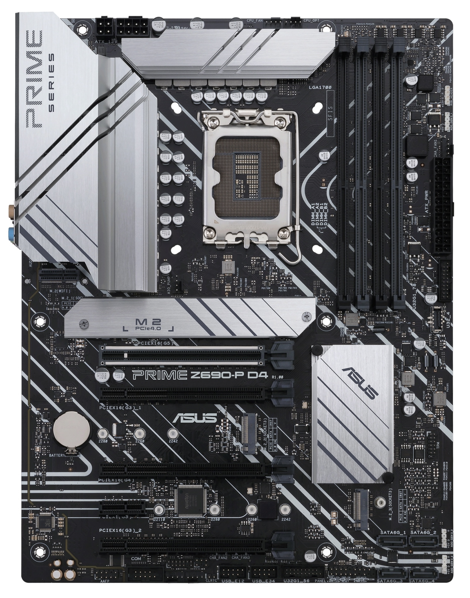 Fondsen Warmte Versnel ASUS PRIME Z690-P D4 Intel LGA 1700 DDR4 Motherboard