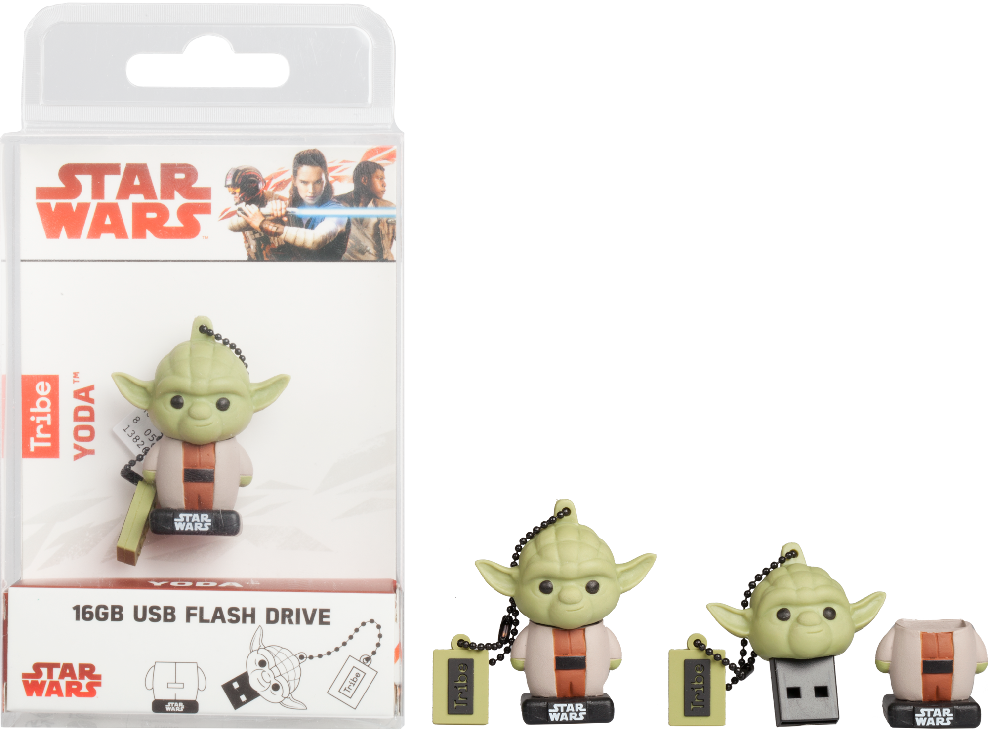 16GB Star Wars TLJ  Yoda USB Flash Drive