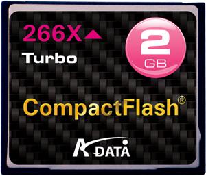 2GB A-Data CompactFlash Turbo 266x Extreme Speed Memory Card