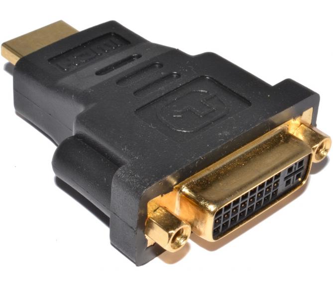 HDMI Male to DVI 24+1 (DVI-D) Female Adapter